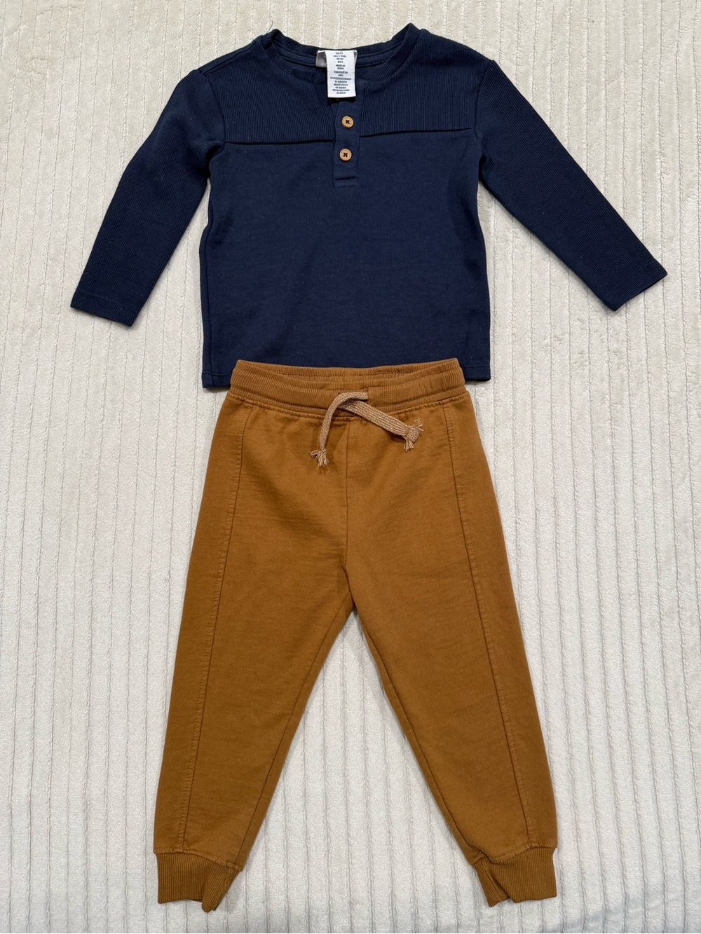 Tommy Bahama Kids Brown Jogger Pants - Casual Pull-On Shirt size 2T